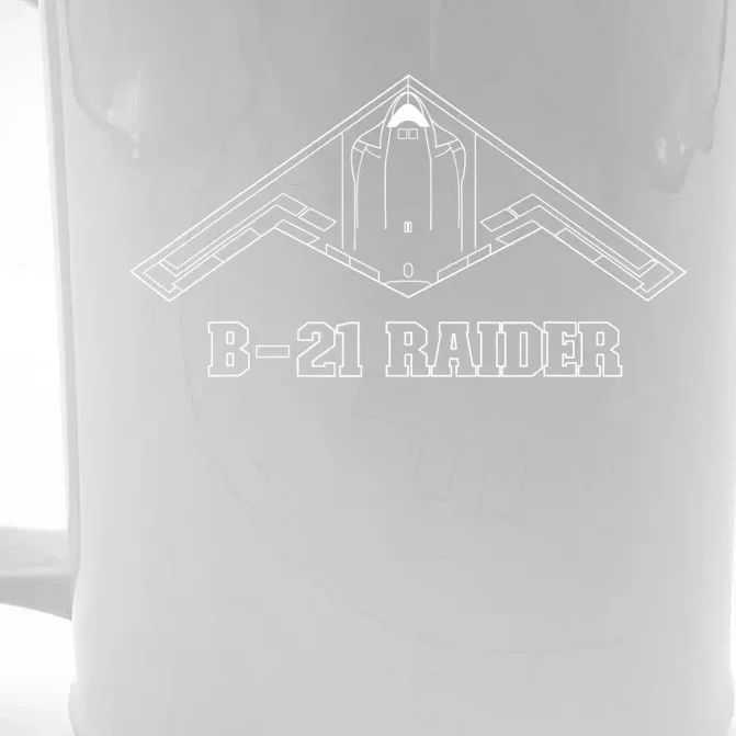 B21 Raider Stealth Bomber Aircraft / USA Airplane Aviation Front & Back Beer Stein