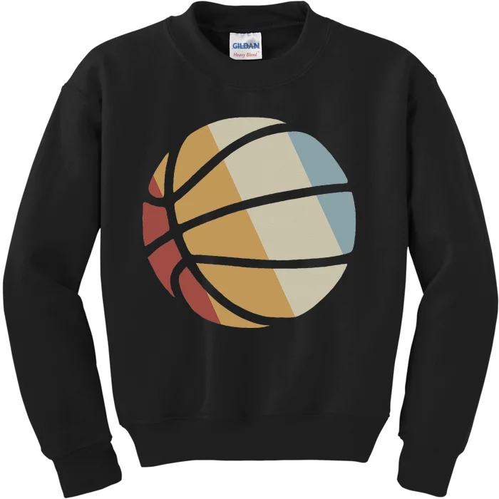 Basketball Retro Style Vintage Kids Sweatshirt