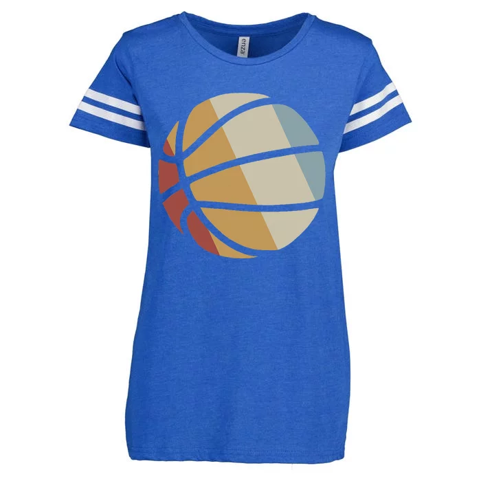 Basketball Retro Style Vintage Enza Ladies Jersey Football T-Shirt