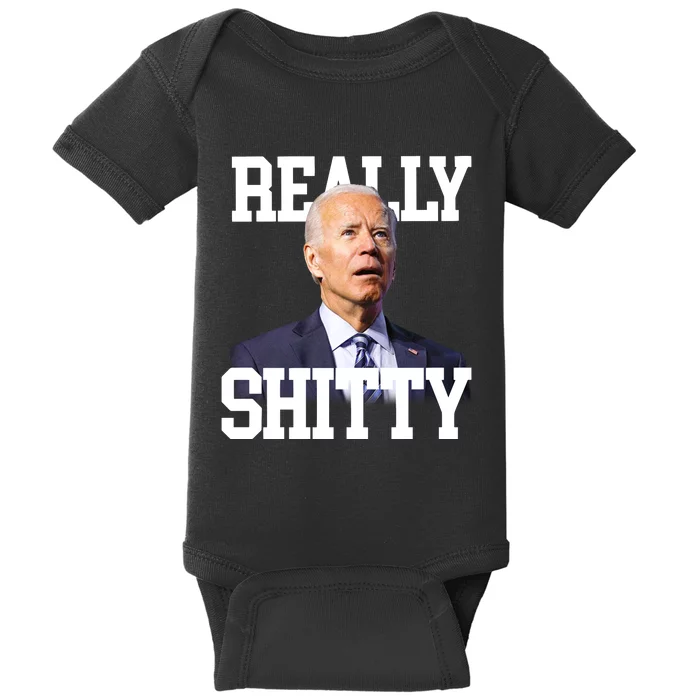 Biden Really Shitty Baby Bodysuit