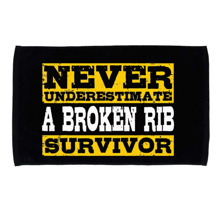 Broken Rib Survivor Get Well Soon Microfiber Hand Towel