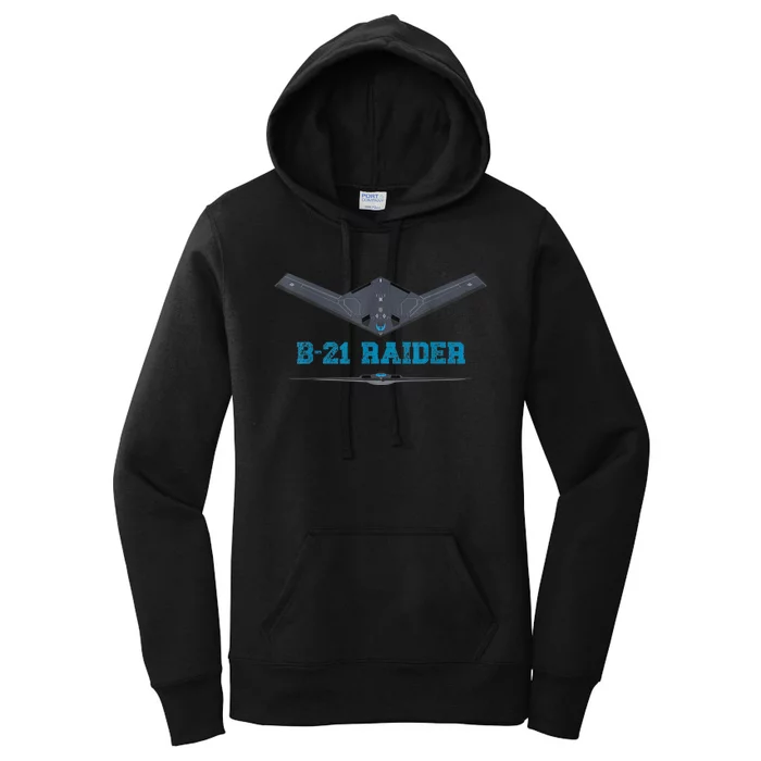 B21 Raider Stealth Bomber Aircraft; Usa Airplane Aviation Women's Pullover Hoodie