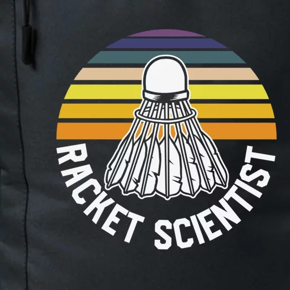 Badminton Racket Scientist Funny Badminton Gift Daily Commute Backpack