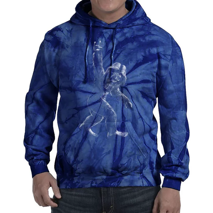 Bigfoot Rock Star Tie Dye Hoodie