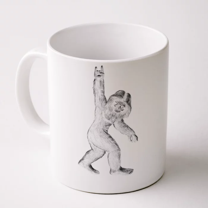 Bigfoot Rock Star Front & Back Coffee Mug