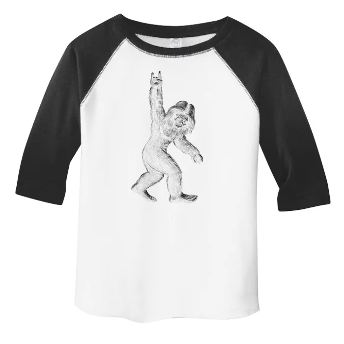 Bigfoot Rock Star Toddler Fine Jersey T-Shirt