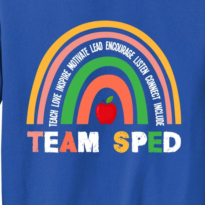 Boho Rainbow Special Needs Teacher Team Sped Great Gift Sweatshirt