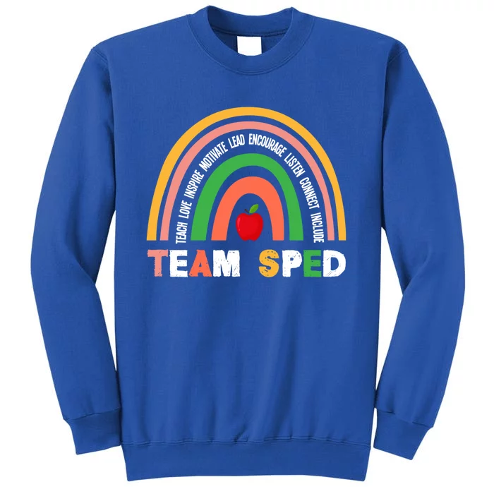 Boho Rainbow Special Needs Teacher Team Sped Great Gift Sweatshirt