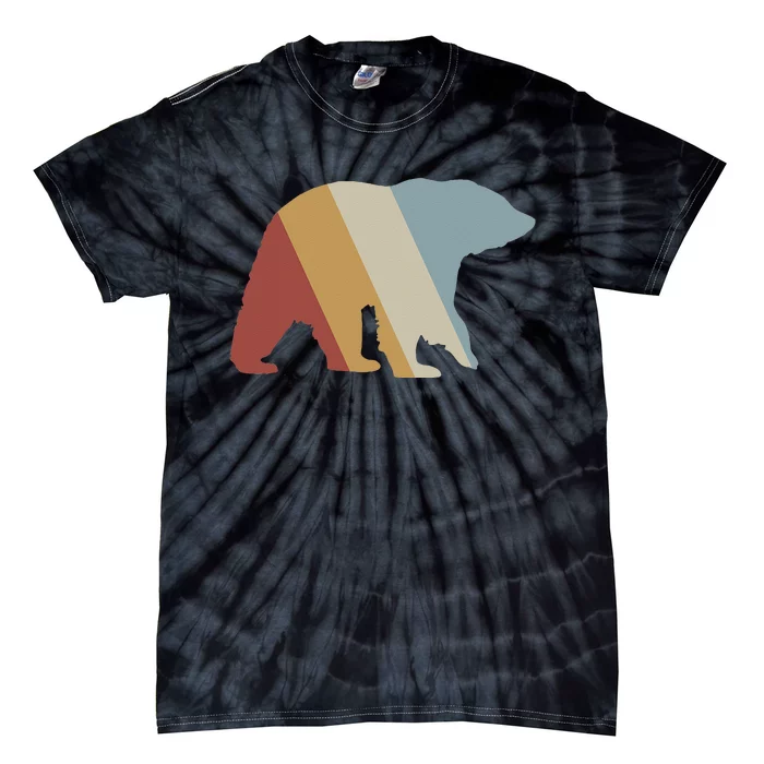 Bear Retro Style Vintage Tie-Dye T-Shirt