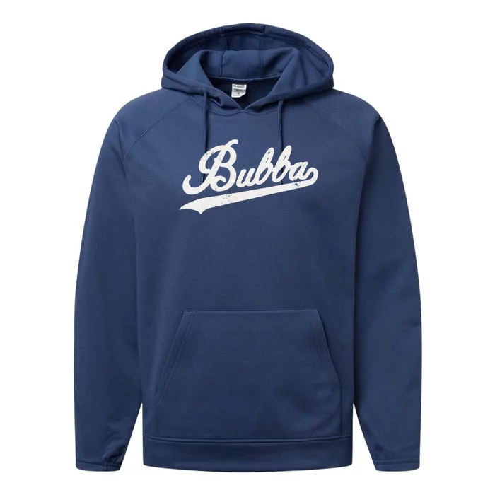 Bubba Retro Style Father’s Day Gift For Bubba Brother Performance Fleece Hoodie