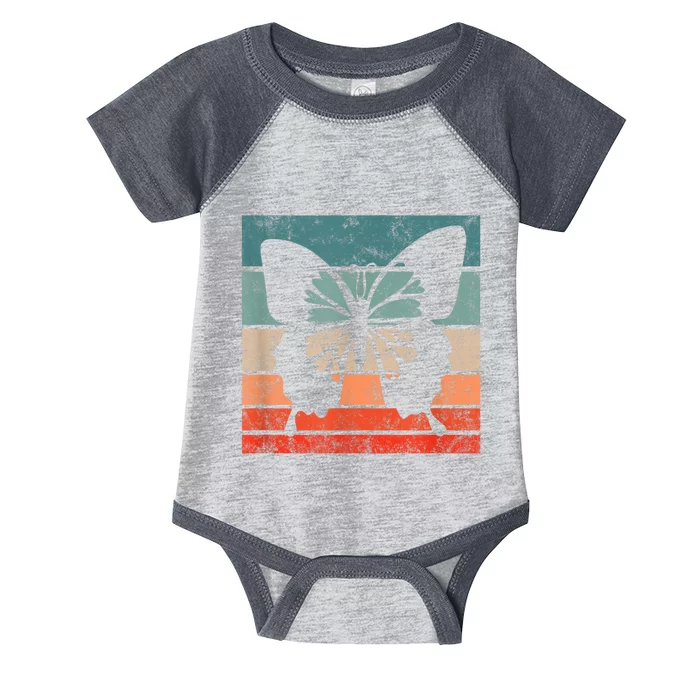 Butterfly Retro Style Vintage Infant Baby Jersey Bodysuit