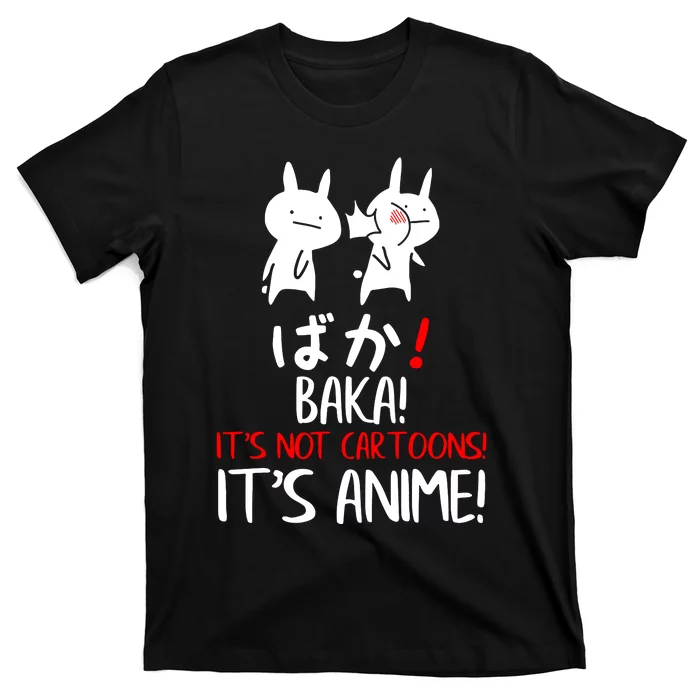 Baka Rabbit Slap Japanese Manga Is Anime Not Cartoons T-Shirt