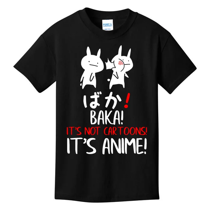 Baka Rabbit Slap Japanese Manga Is Anime Not Cartoons Kids T-Shirt