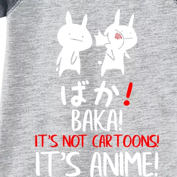 Baka Rabbit Slap Japanese Manga Is Anime Not Cartoons Infant Baby Jersey Bodysuit