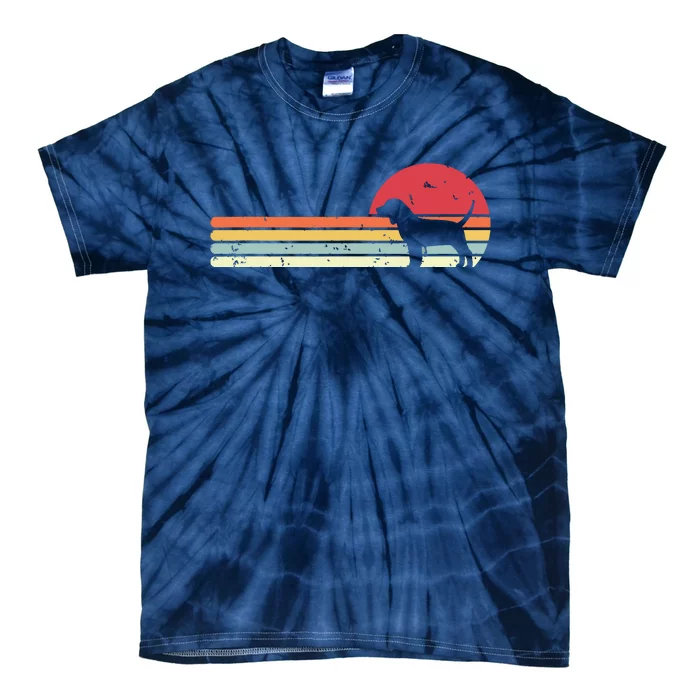 Beagle Retro Style Tie-Dye T-Shirt