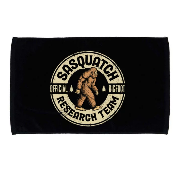 Bigfoot Research Team Retro Vintage Sasquatch Men Women Microfiber Hand Towel