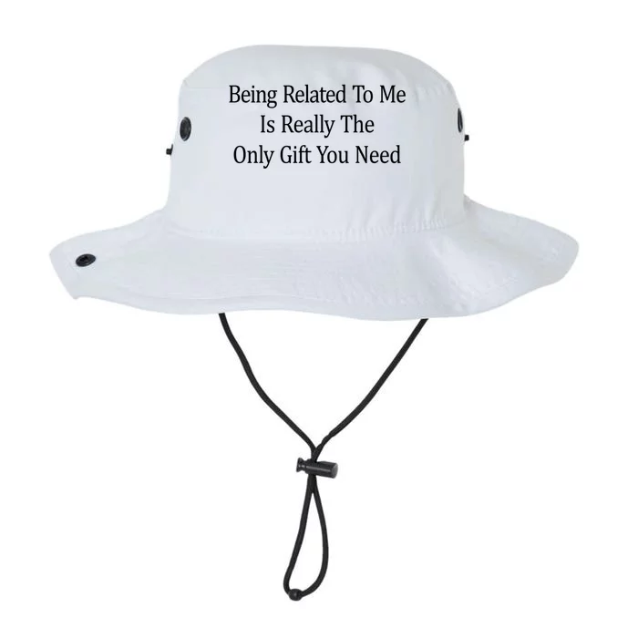 Being Related To Me Is Really The Only Gift You Need Gift Legacy Cool Fit Booney Bucket Hat