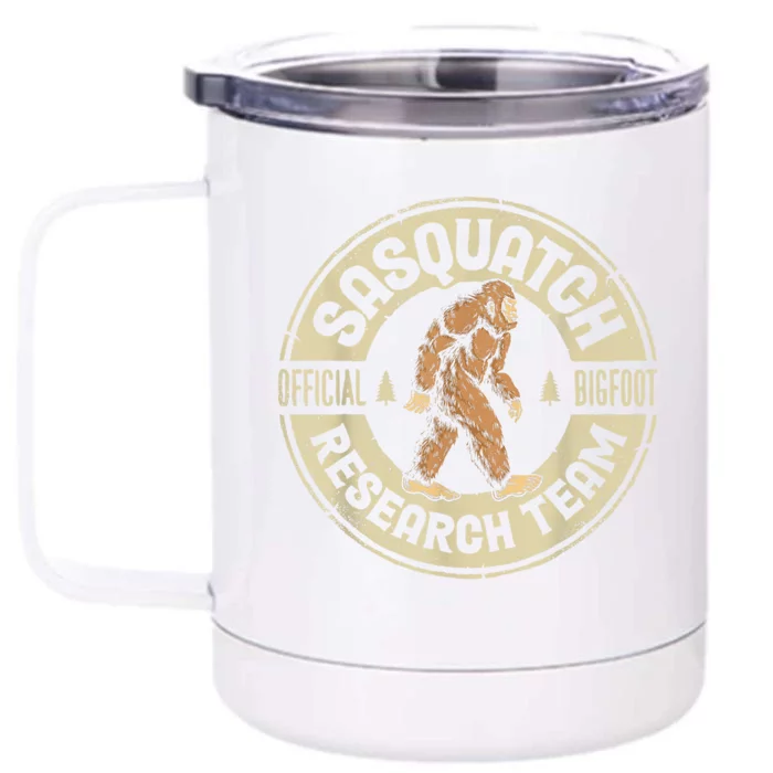 Bigfoot Research Team Retro Vintage Sasquatch Men Women Front & Back 12oz Stainless Steel Tumbler Cup