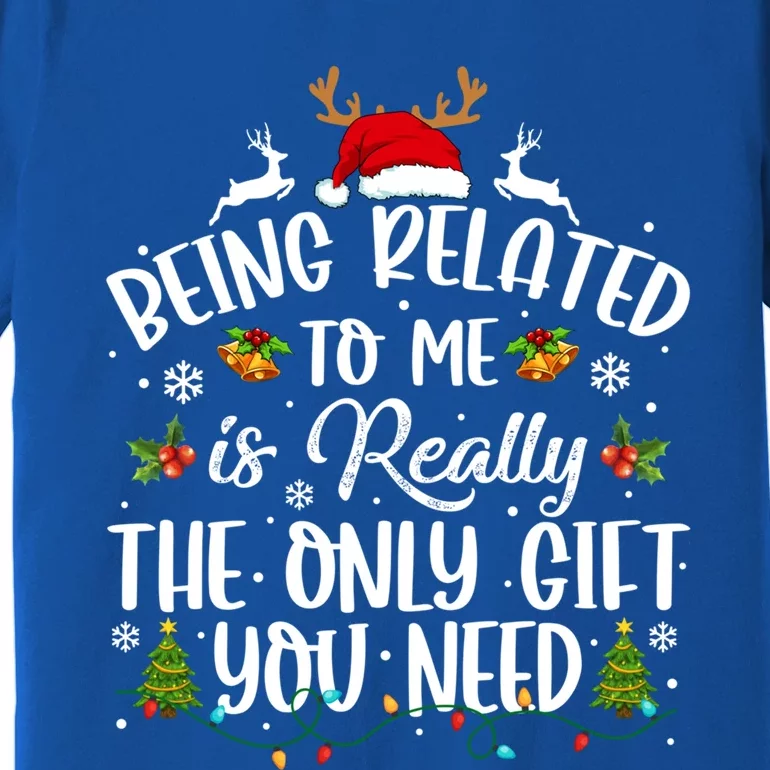 Being Related To Me Really Only Funny Gift You Need Funny Outfit Funny Gift Premium T-Shirt