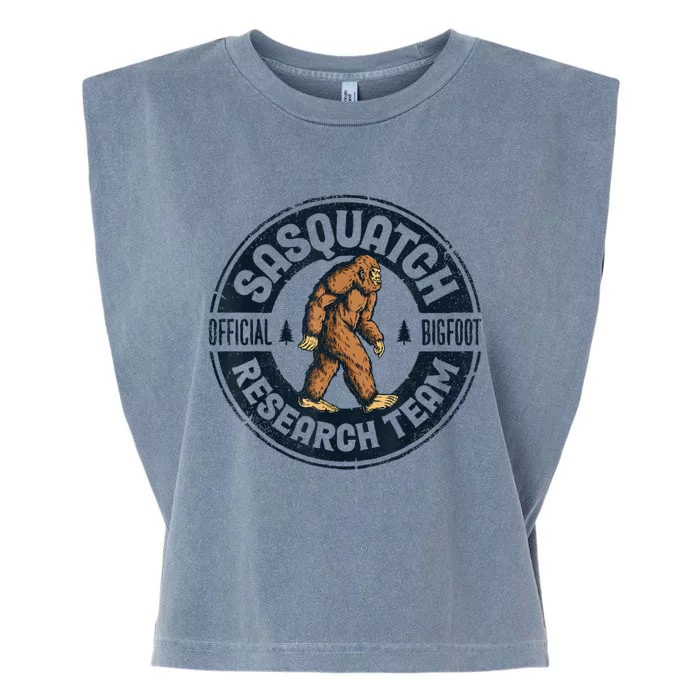 Bigfoot Research Team Retro Vintage Sasquatch Men Women Garment-Dyed Women's Muscle Tee