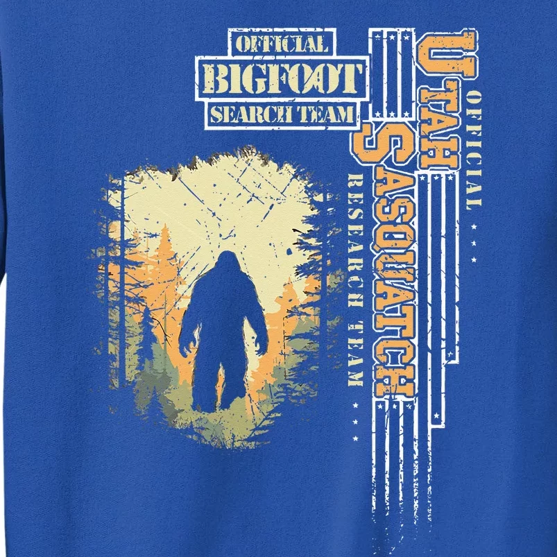 Bigfoot Research Team For Utah Sasquatch Believer Tall Sweatshirt