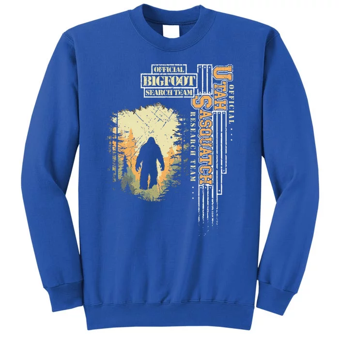 Bigfoot Research Team For Utah Sasquatch Believer Tall Sweatshirt