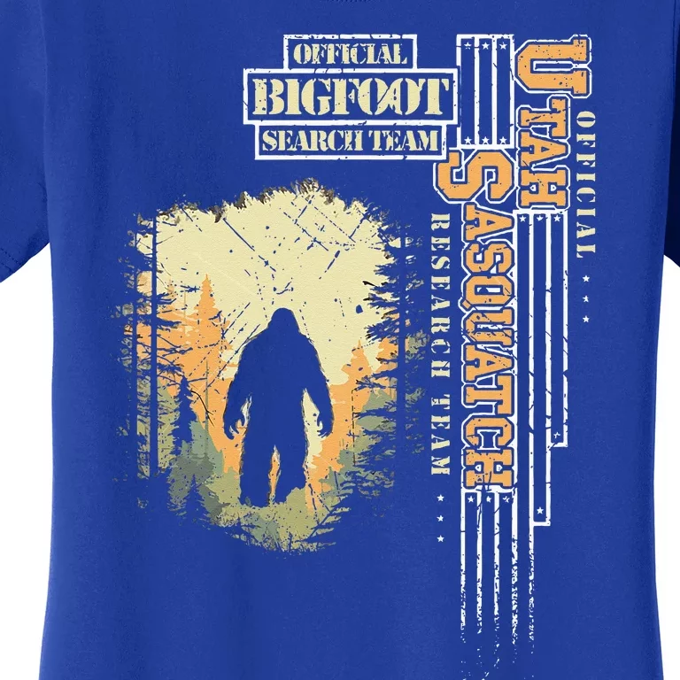 Bigfoot Research Team For Utah Sasquatch Believer Women's T-Shirt