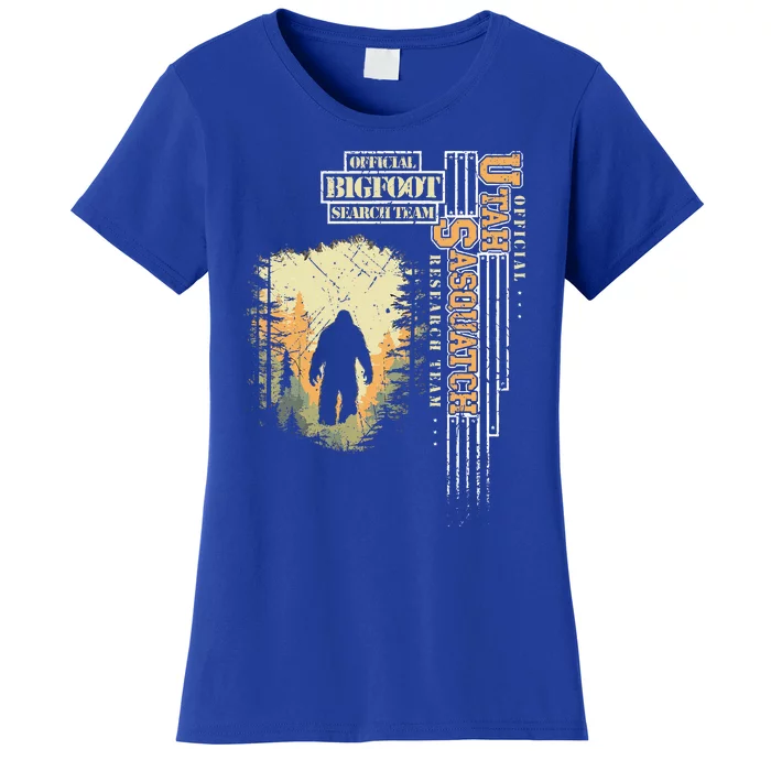 Bigfoot Research Team For Utah Sasquatch Believer Women's T-Shirt