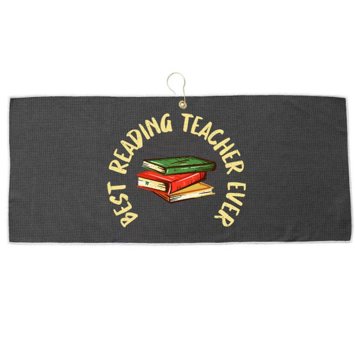 Best Reading Teacher Ever Reading Teacher Large Microfiber Waffle Golf Towel