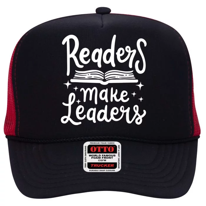 Book Reading Teacher Librarian Reader High Crown Mesh Trucker Hat