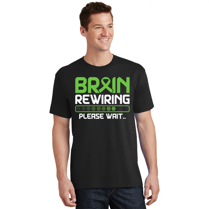 Brain Rewiring Traumatic Brain Injury Ribbon TBI Survivor T-Shirt