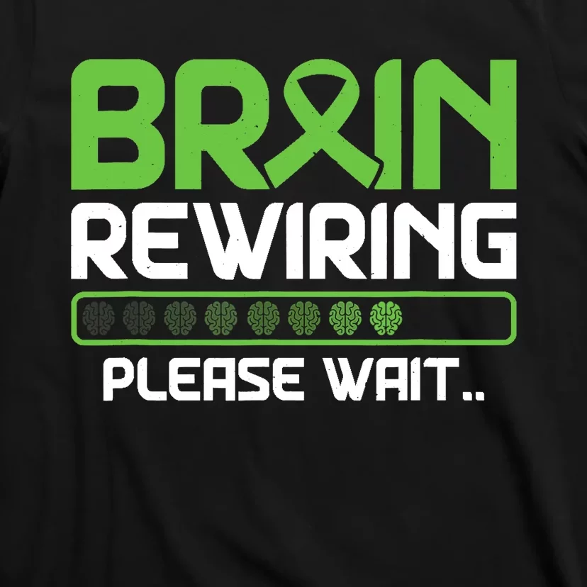 Brain Rewiring Traumatic Brain Injury Ribbon TBI Survivor T-Shirt