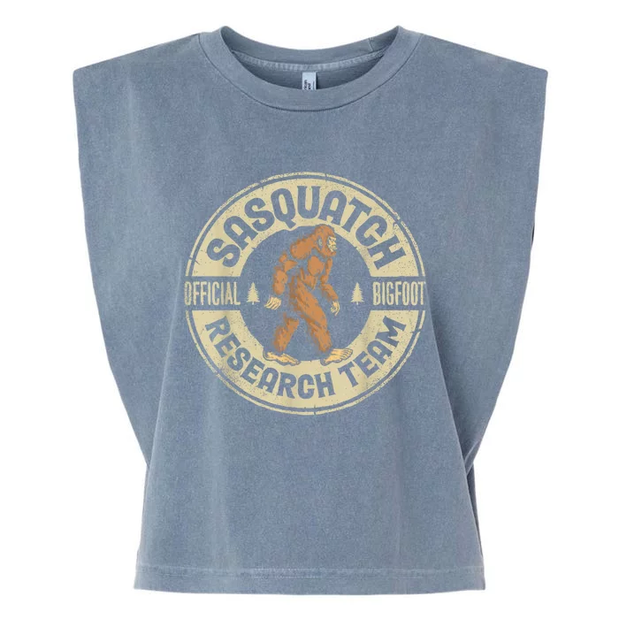 Bigfoot Research Team Sasquatch Garment-Dyed Women's Muscle Tee