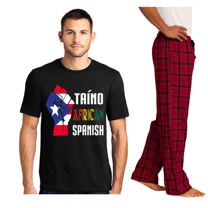 Boricua Roots Taino African Spanish Taino Nation Boricua Pajama Set