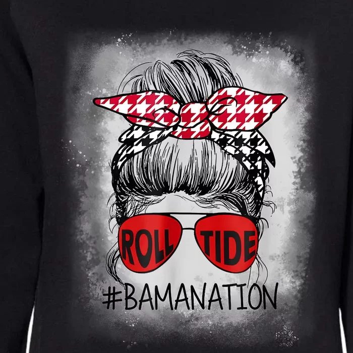 Bamanation Roll Tide Alabama All Yall The Tide Is Crimson Womens California Wash Sweatshirt