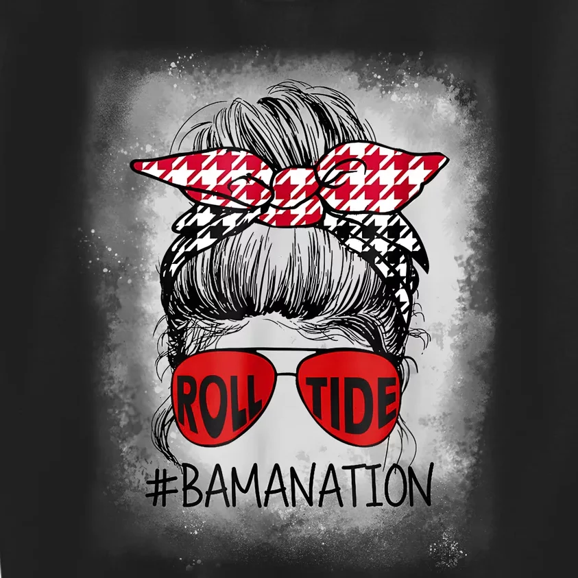 Bamanation Roll Tide Alabama All Yall The Tide Is Crimson Kids Sweatshirt