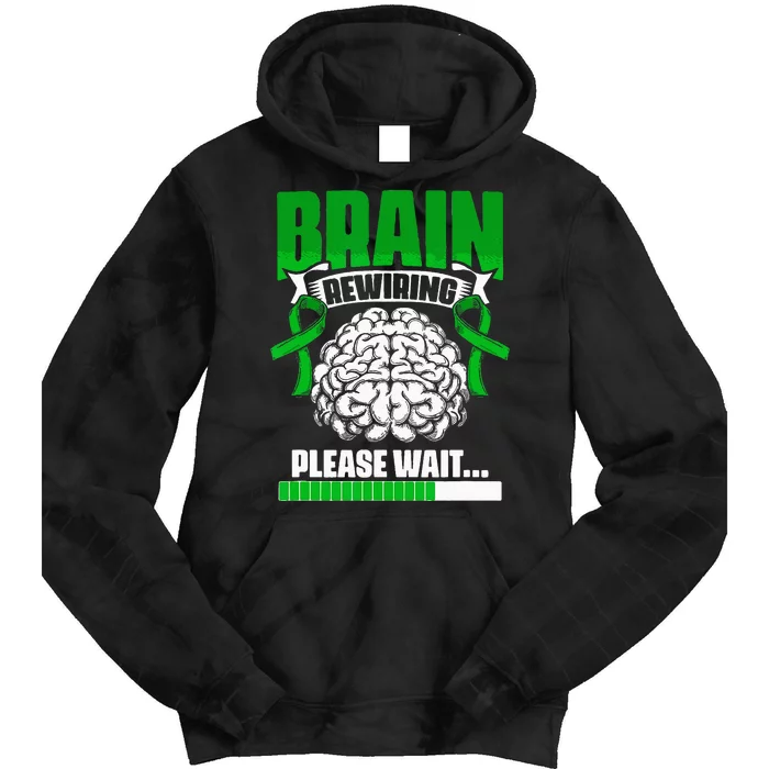 Brain Rewiring Traumatic Brain Injury Surgery TBI Survivor Tie Dye Hoodie