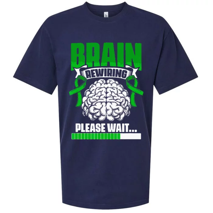 Brain Rewiring Traumatic Brain Injury Surgery TBI Survivor Sueded Cloud Jersey T-Shirt