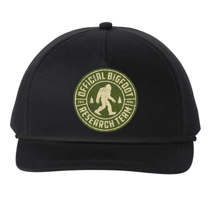 Bigfoot Research Team Vintage Sasquatch Snapback Five-Panel Rope Hat