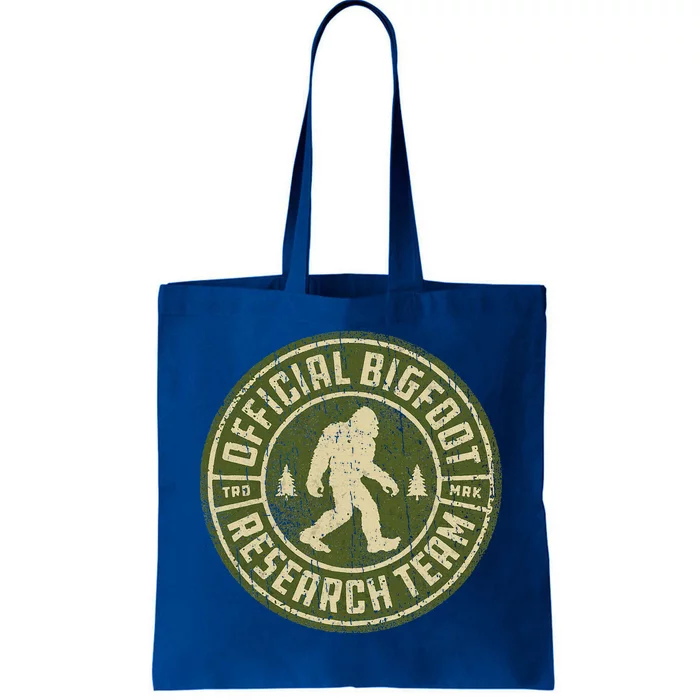 Bigfoot Research Team Vintage Sasquatch Tote Bag