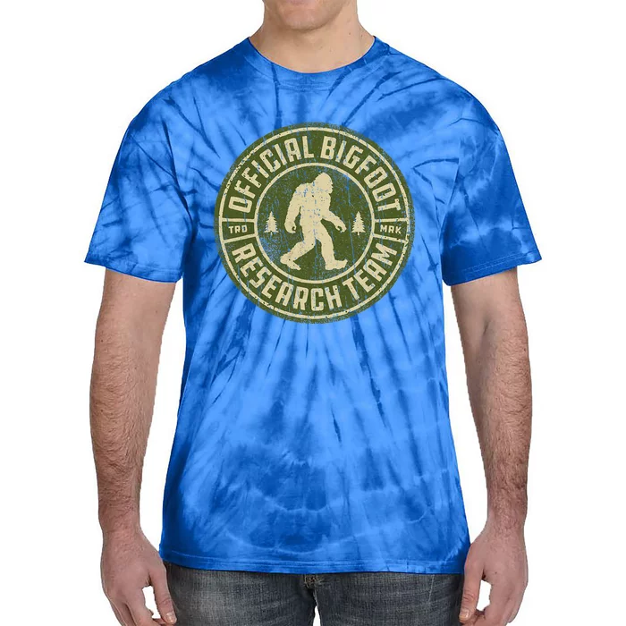 Bigfoot Research Team Vintage Sasquatch Tie-Dye T-Shirt