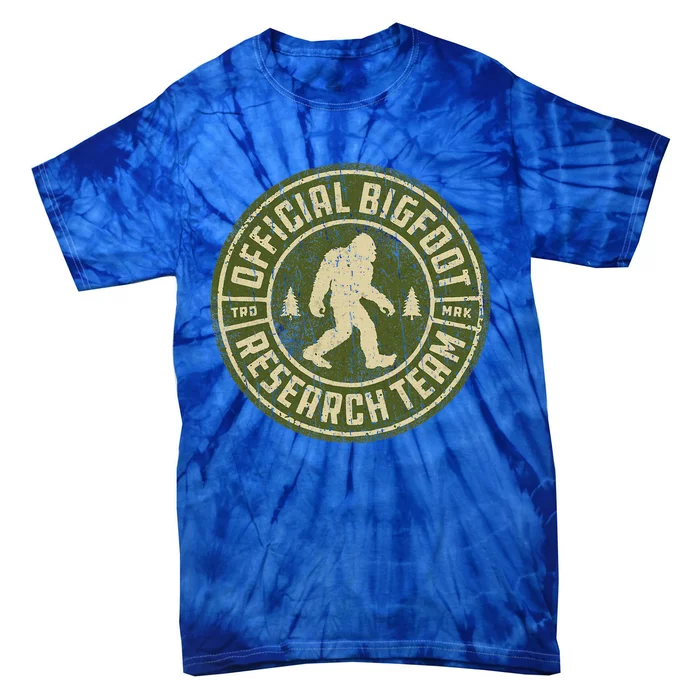 Bigfoot Research Team Vintage Sasquatch Tie-Dye T-Shirt