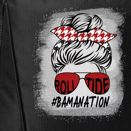 Bamanation Roll Tide Alabama All Y'all The Tide Is Crimson City Backpack