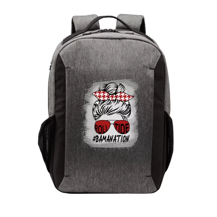 Bamanation Roll Tide Alabama All Y'all The Tide Is Crimson Vector Backpack