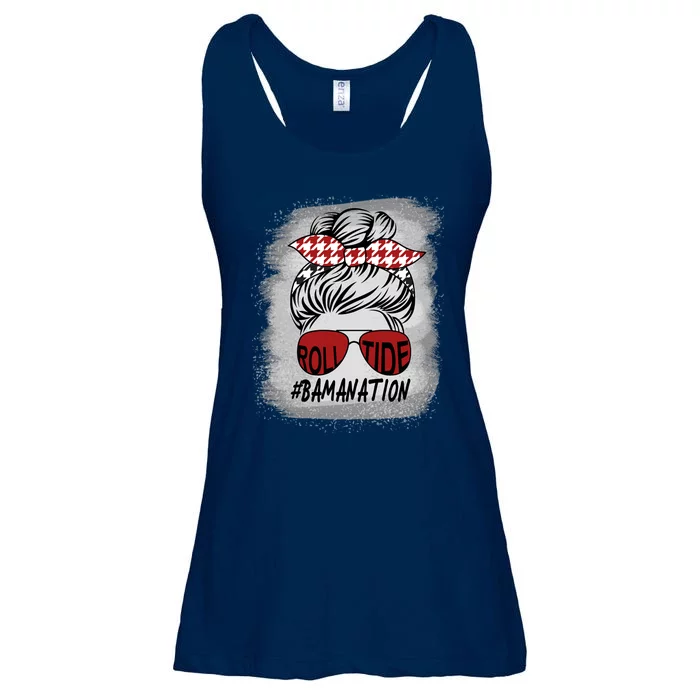 Bamanation Roll Tide Alabama All Y'all The Tide Is Crimson Ladies Essential Flowy Tank