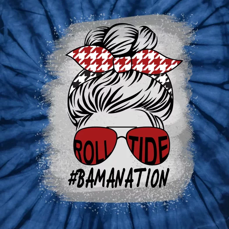 Bamanation Roll Tide Alabama All Y'all The Tide Is Crimson Tie-Dye T-Shirt