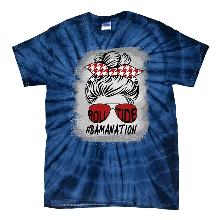 Bamanation Roll Tide Alabama All Y'all The Tide Is Crimson Tie-Dye T-Shirt