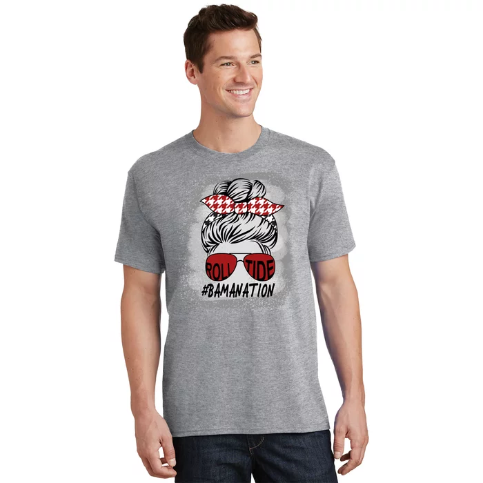 Bamanation Roll Tide Alabama All Y'all The Tide Is Crimson T-Shirt