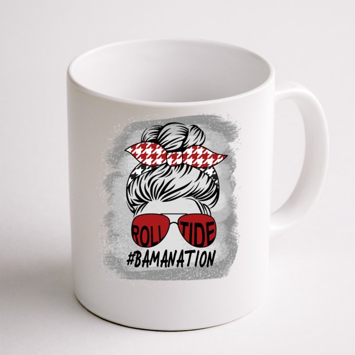 Bamanation Roll Tide Alabama All Y'all The Tide Is Crimson Front & Back Coffee Mug