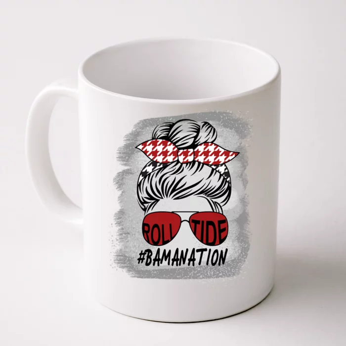 Bamanation Roll Tide Alabama All Y'all The Tide Is Crimson Front & Back Coffee Mug